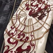 Veste Sukajan Brodée Shirokage polyester broderie japonaise streetwear japonais Japanstreet