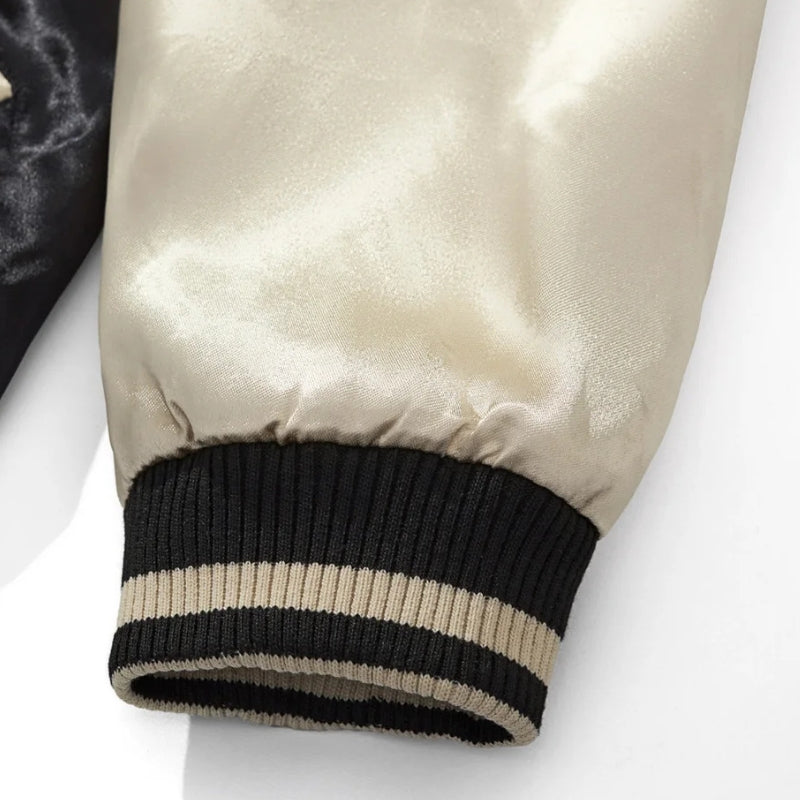 Veste Sukajan Brodée Shirokage polyester broderie japonaise streetwear japonais Japanstreet