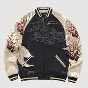 Veste Sukajan Brodée Shirokage polyester broderie japonaise streetwear japonais Japanstreet