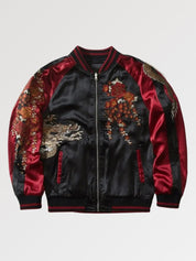 Sukajan Bomber Sue-Ryu Rain God polyester broderie japonaise streetwear Japanstreet