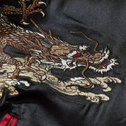 Sukajan Bomber Sue-Ryu Rain God polyester broderie japonaise streetwear Japanstreet