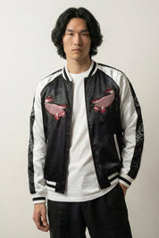 Sukajan Koi Takinobori polyester broderie japonaise streetwear Japanstreet