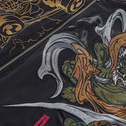 Sukajan Raijin Homme Ten no Ikazuchi polyester broderie japonaise streetwear japonais Japanstreet