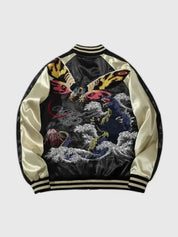 Original Sukajan Bomber Yamata polyester broderie japonaise streetwear Japanstreet