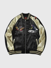 Original Sukajan Bomber Yamata polyester broderie japonaise streetwear Japanstreet