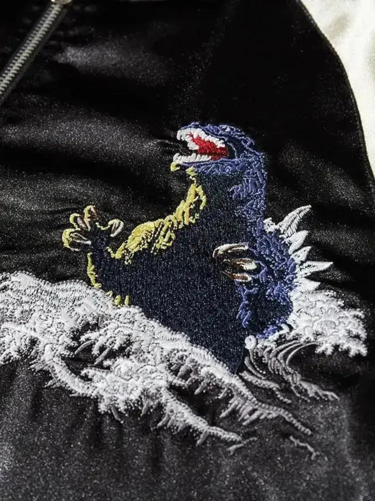Original Sukajan Bomber Yamata polyester broderie japonaise streetwear Japanstreet