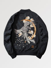 Bomber Japonais Yosukajan polyester broderie japonaise streetwear japonais Japanstreet