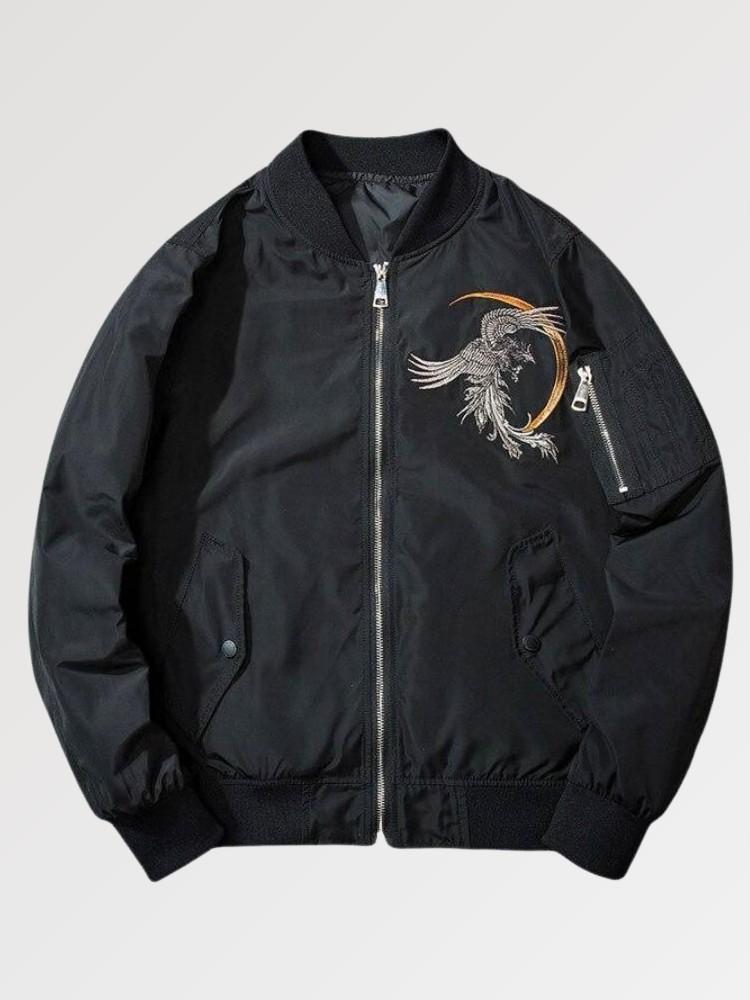 Bomber Japonais Yosukajan polyester broderie japonaise streetwear japonais Japanstreet