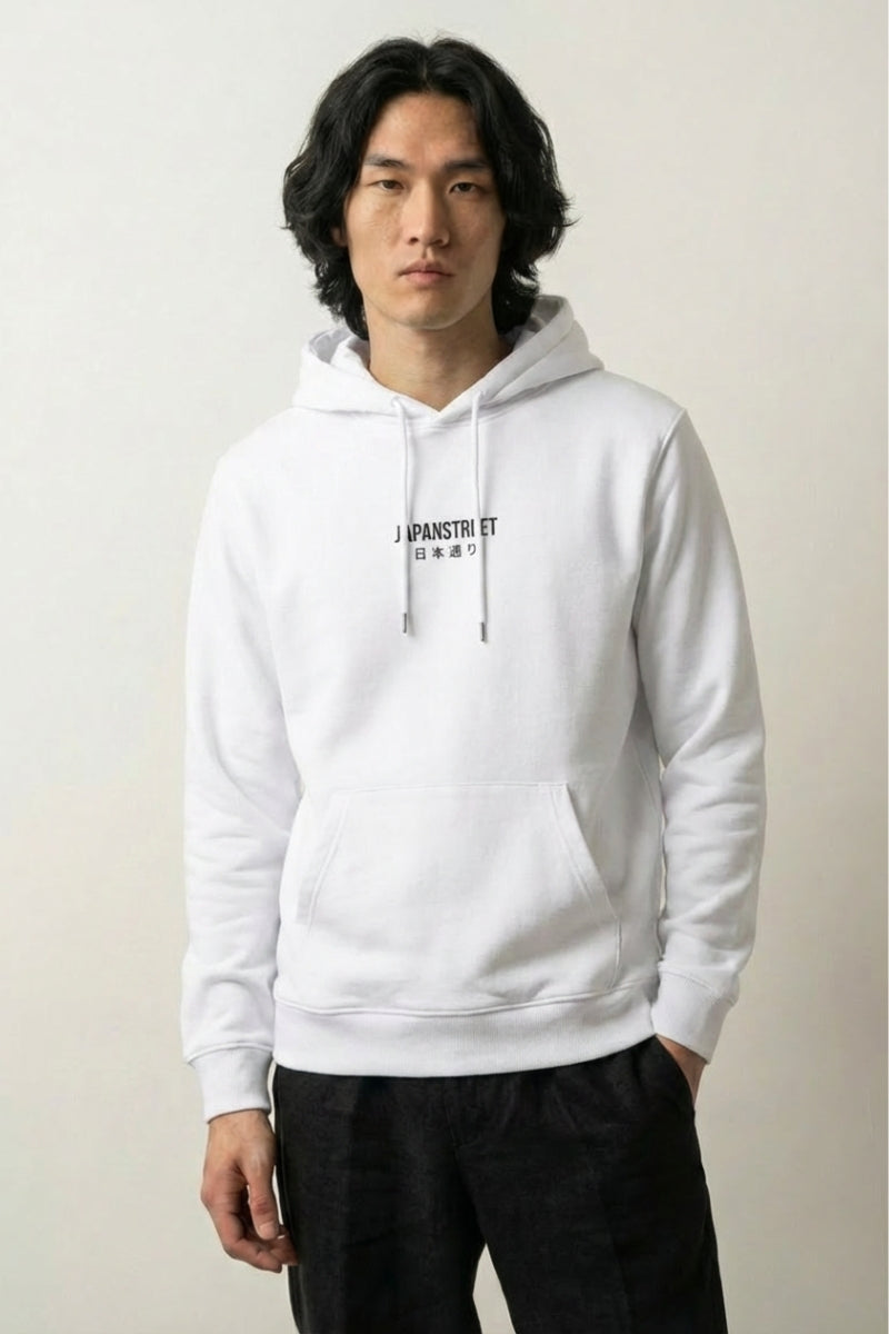 sweat streetwear japonais blanc vue face streetwear japonais Japanstreet