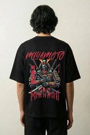 T-Shirt Miyamoto Musashi - 二天一流 — Noir
