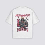 T-Shirt Miyamoto Musashi - 二天一流 — Blanc