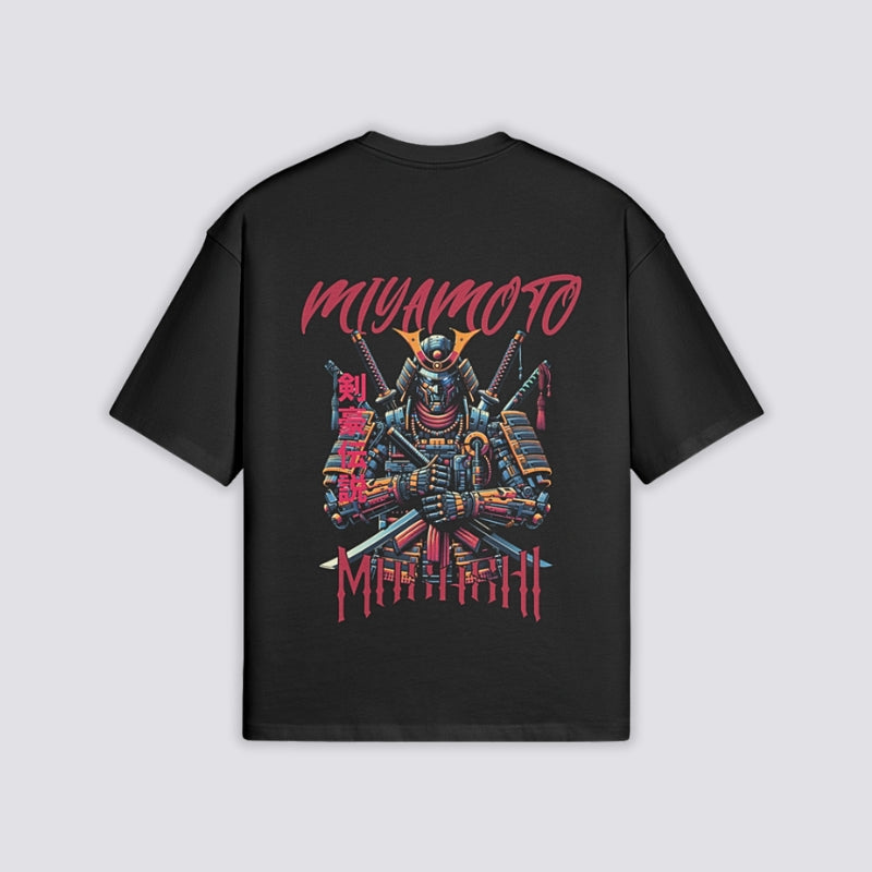 T-Shirt Miyamoto Musashi - 二天一流 — vue 4
