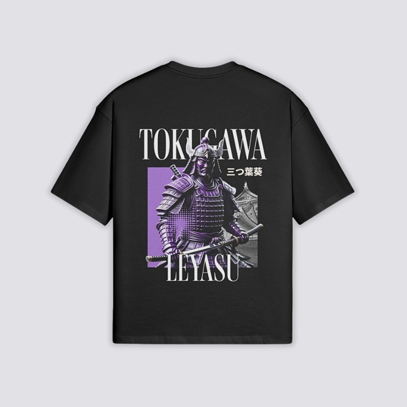 T-Shirt Tokugawa Ieyasu - 三つ葉葵 — vue 2
