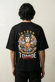 T-Shirt Tomoe Gozen - 巴御前 — Noir