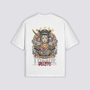 T-Shirt Tomoe Gozen - 巴御前 — Blanc