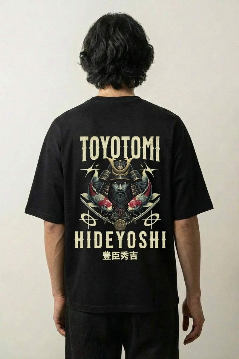 T-Shirt Toyotomi Hideyoshi - 豊臣秀吉 — Noir