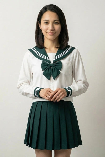 Uniforme Scolaire Japonais Vert 'Midori'