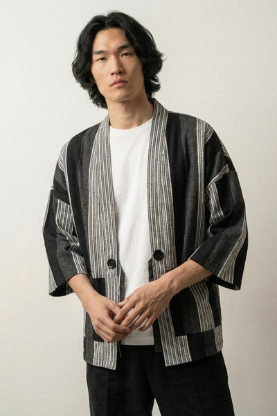 Veste Kimono Rayée 'Shurina'