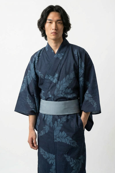 Yukata Indigo Homme 'Shinryoku'