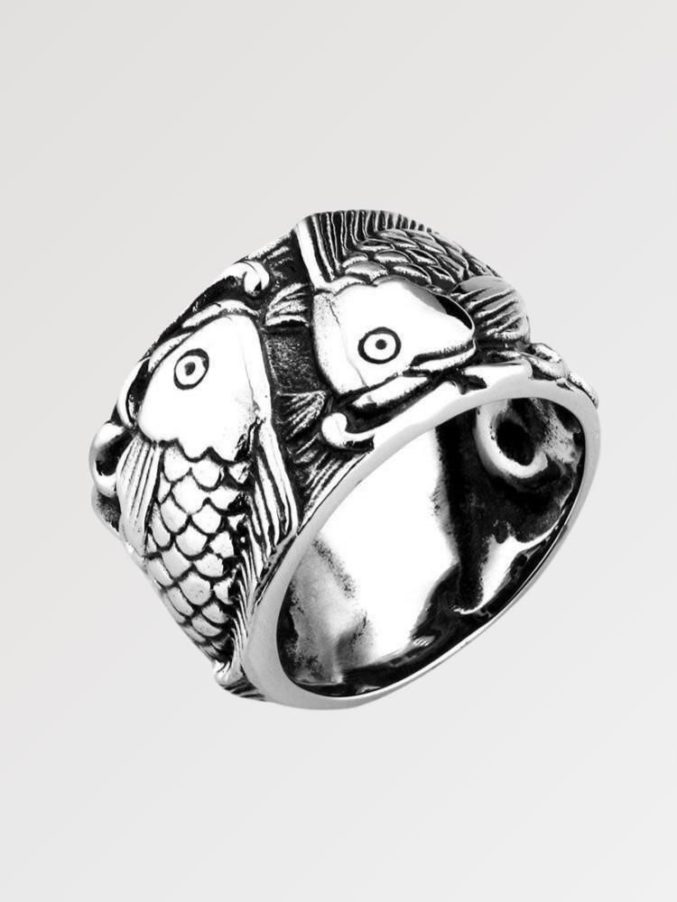 Bague japonaise carpe koi — vue principale — Japanstreet