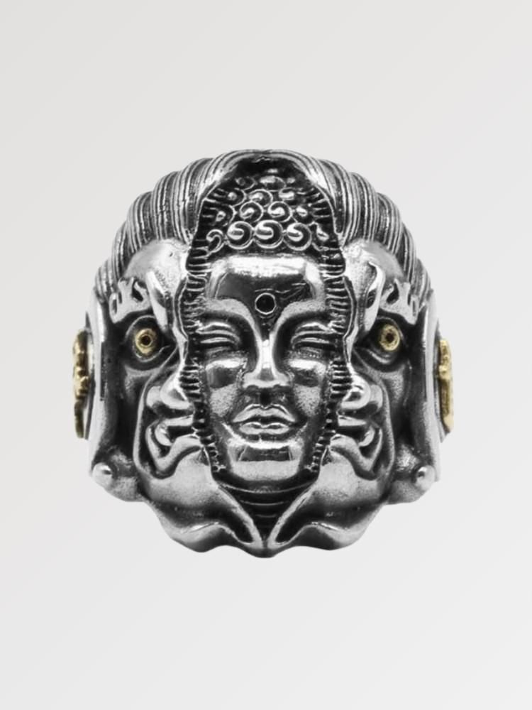 Bague japonaise celtique en argent — finition argent — vue principale — Japanstreet