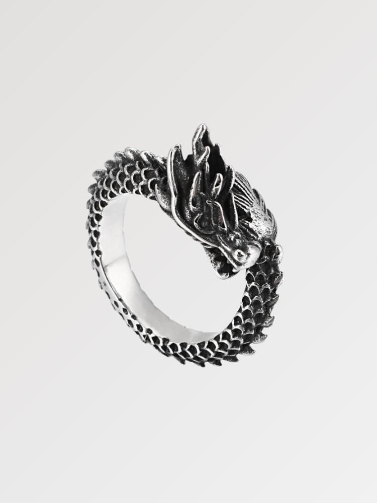 Bague japonaise dragon chinois — vue principale — Japanstreet