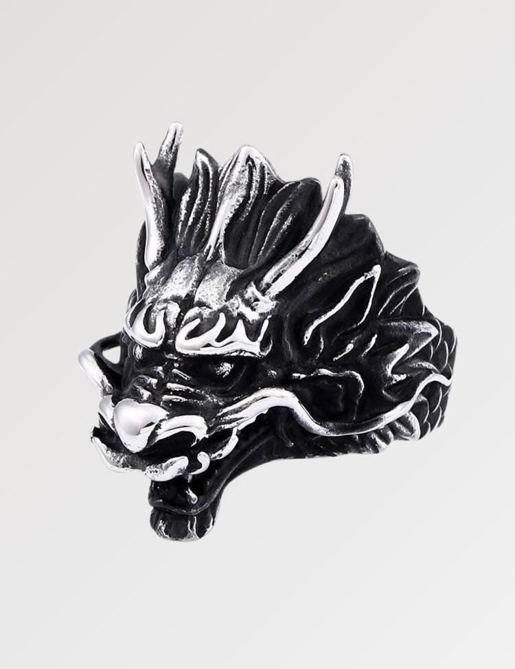 Bague Dragon en Acier 'Sephiro' Japanstreet