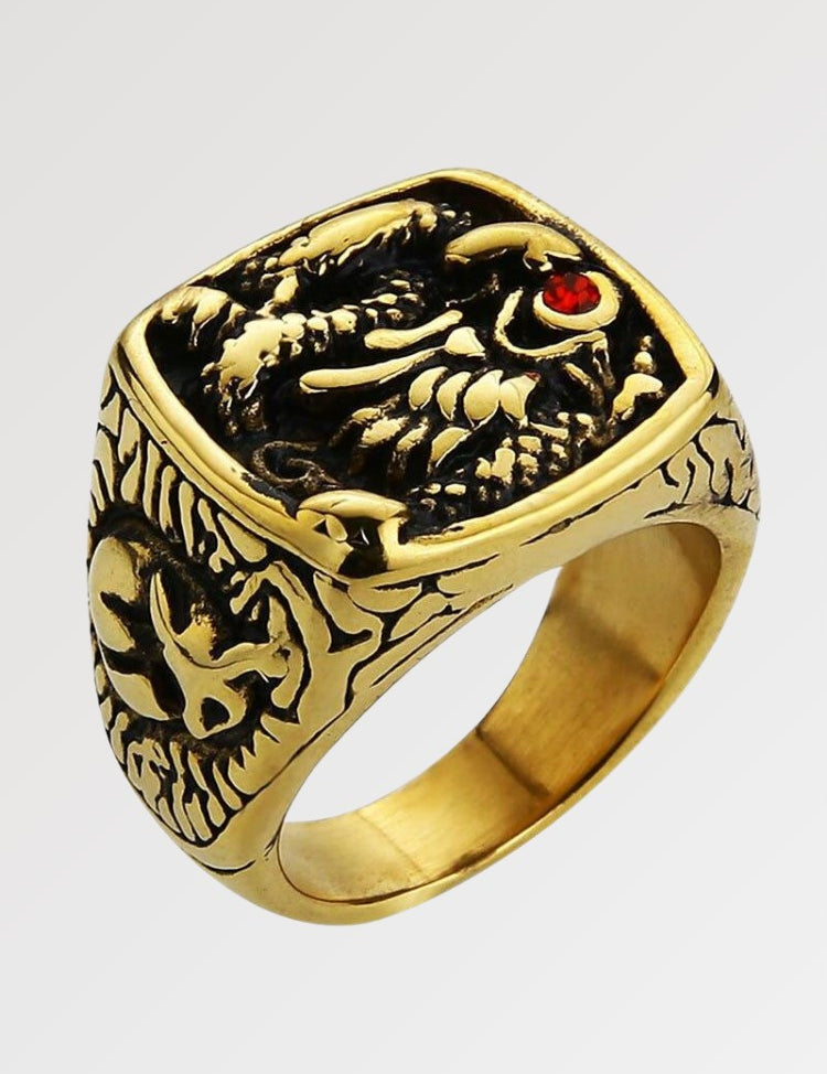 bague chevalière japonaise