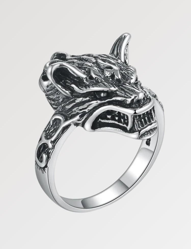 Bague Loup en Argent 'Matsue' Japanstreet