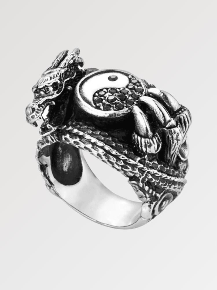Bague japonaise ying yang — vue principale — Japanstreet