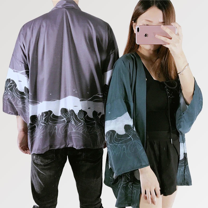 Blouse Japonaise Femme 'The Wave'