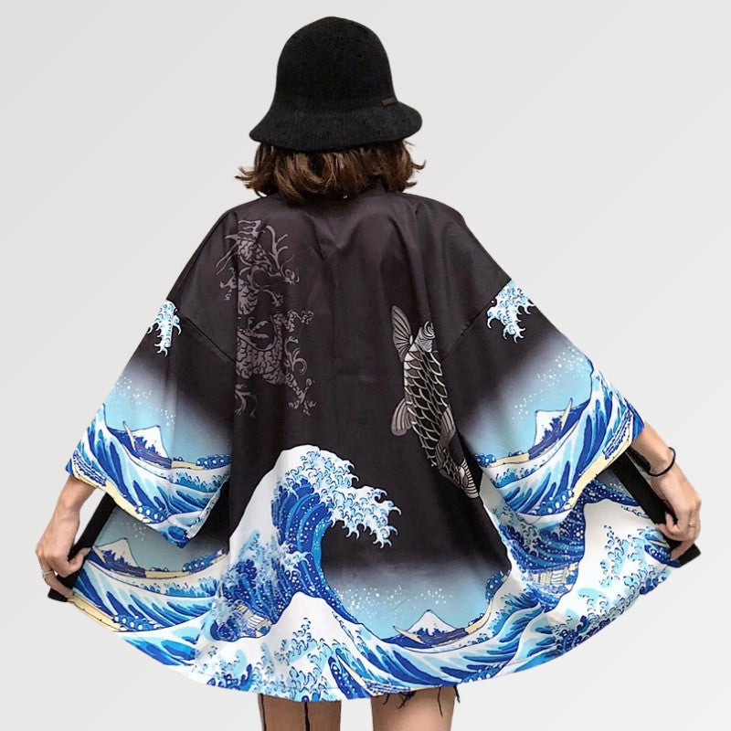 Blouse Kimono Femme 'Kanagawa'