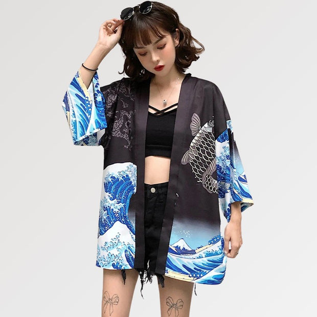 Blouse Kimono Femme &
