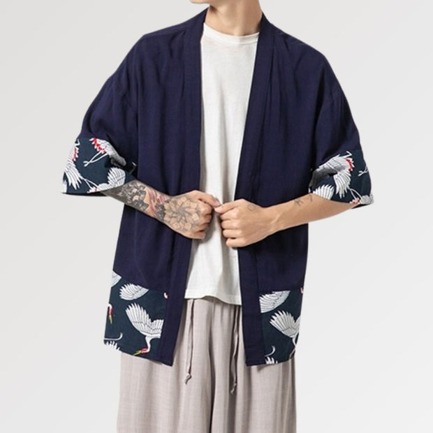 Cardigan Style Kimono Homme &