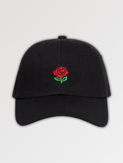 casquette avec une rose