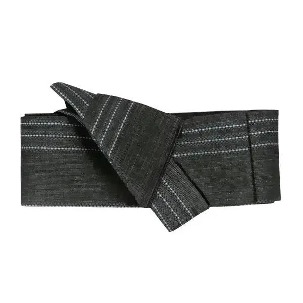 Ceinture obi japonais traditionnel — vue de face nœud taiko — Japanstreet