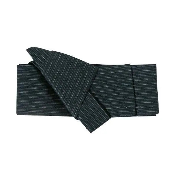Ceinture obi japonais traditionnel — vue de face nœud taiko — Japanstreet