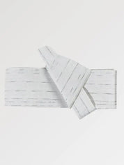 Belle ceinture obi pour homme dans un coton épais de couleur blanc