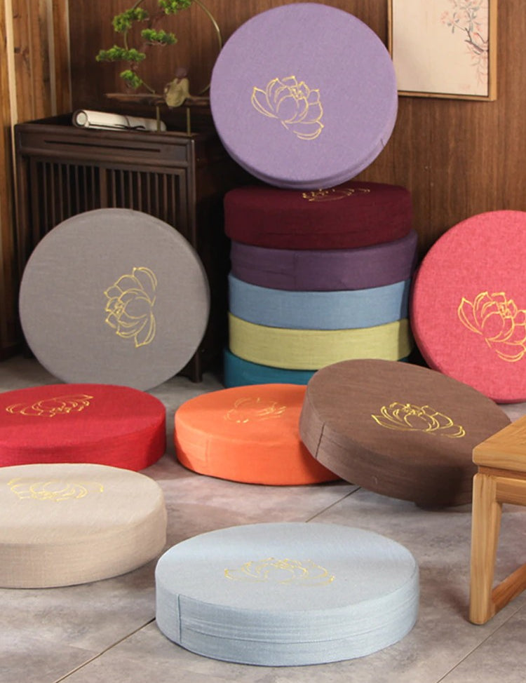 coussin japonais en tissu