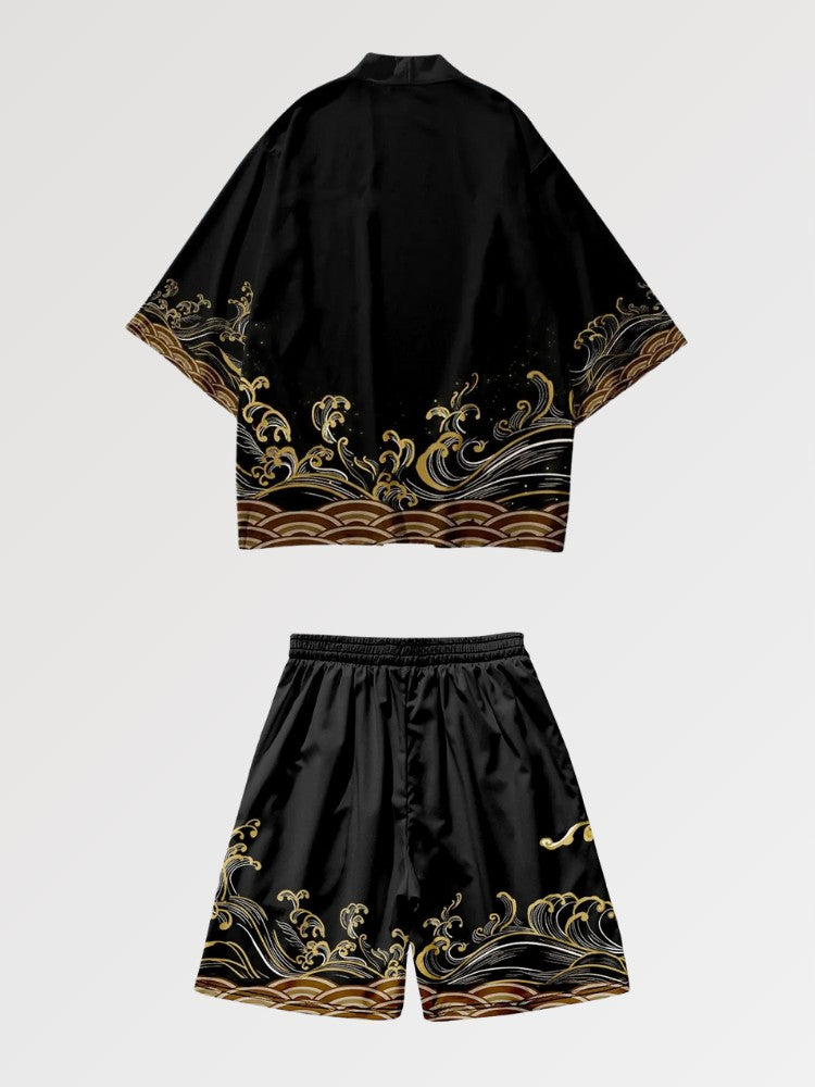 Ensemble de Kimono 'Gold Wave'