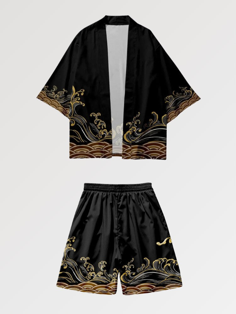 Ensemble de Kimono 'Gold Wave'