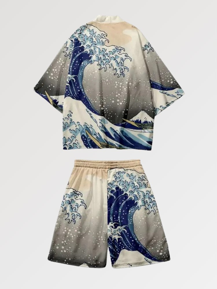 Ensemble de Kimono 'Hokusai'