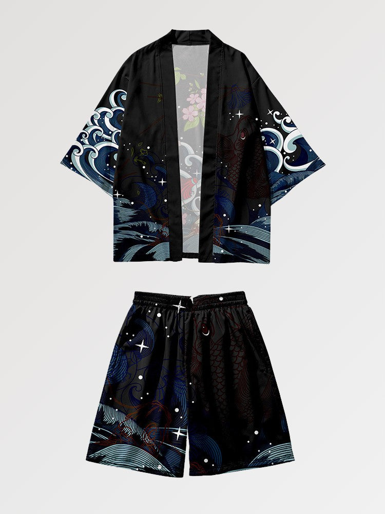 Ensemble de Kimono 'Koi x Sakura'