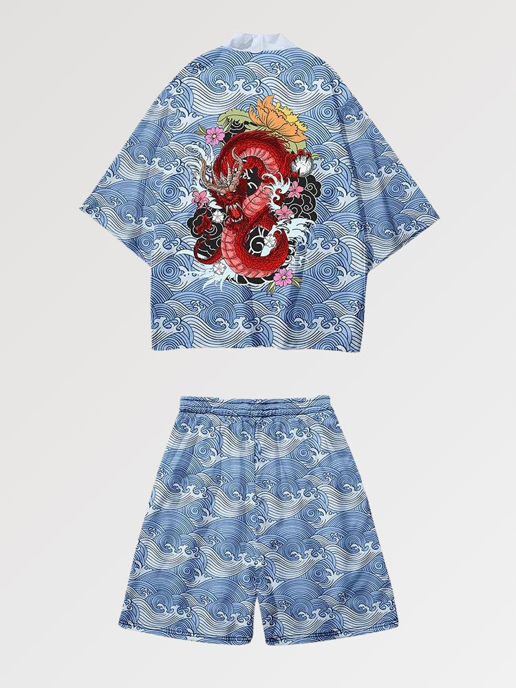 Ensemble de Kimono 'Red Drake'