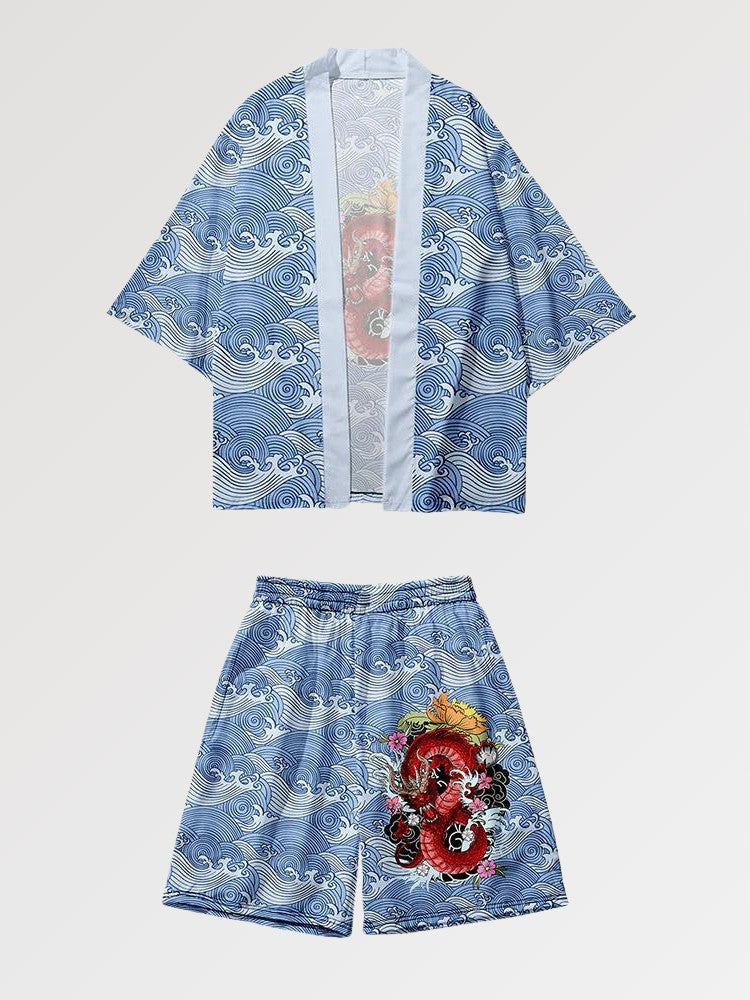 Ensemble de Kimono 'Red Drake'