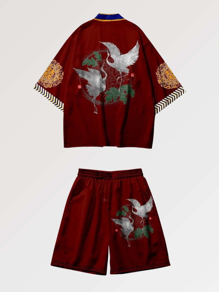 Ensemble de Kimono 'Tsuru Crown'