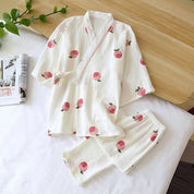 Ensemble de pyjama japonais pour femme avec short
