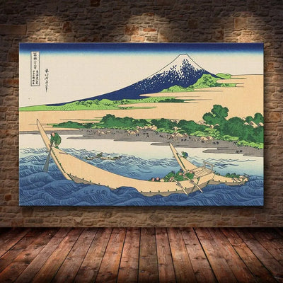 Estampe Japonaise Artiste 'Fuji View'