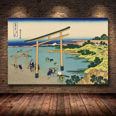 Estampe Japonaise Printemps 'Torii'
