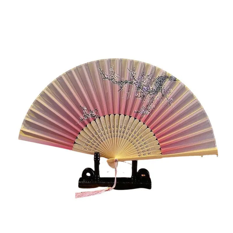 Éventail sensu authentique — artisanat traditionnel — vue de profil ou détail — Japanstreet